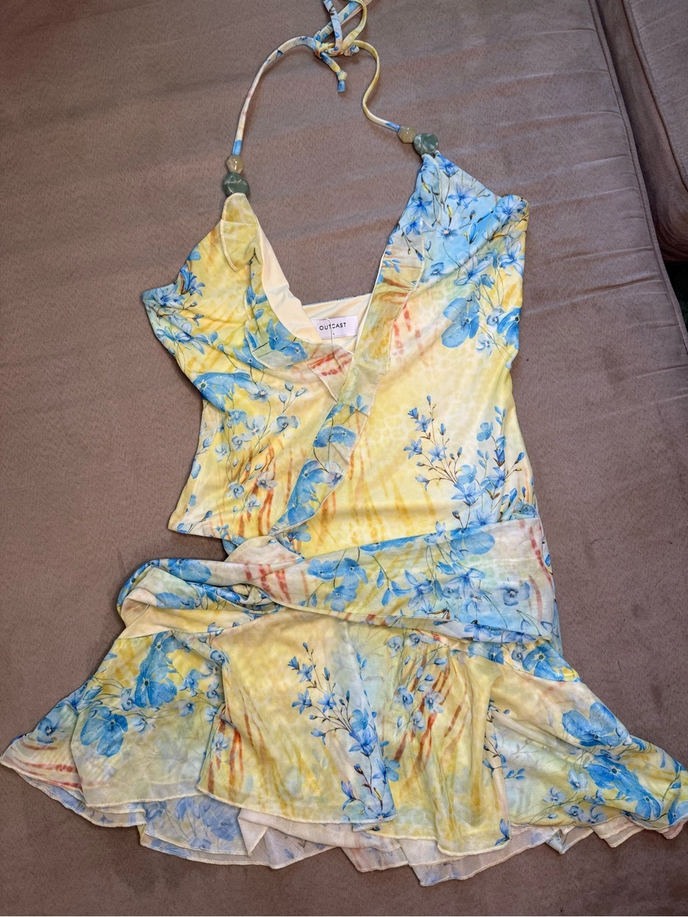 Outcast TALIYAH MINI DRESS LUCIA Size Large - Picture 3 of 11
